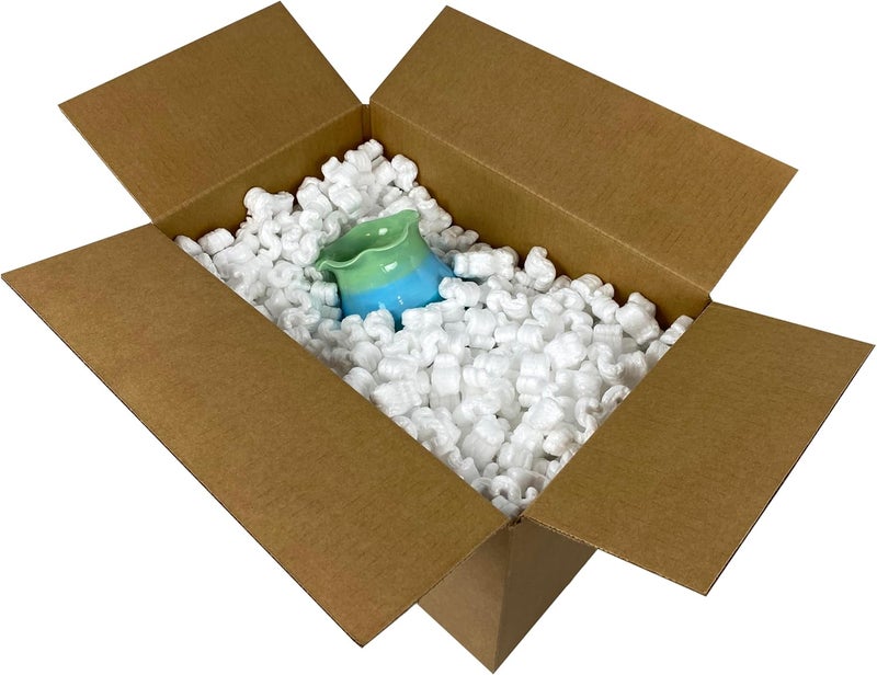 UOFFICE Packing Peanuts 3.5 cu. ft. (22.5 Gallons) S Shaped, Cushioning (1-Pack, White), Packing Peanuts For Shipping, Moving, Storage & Packing - Image 5